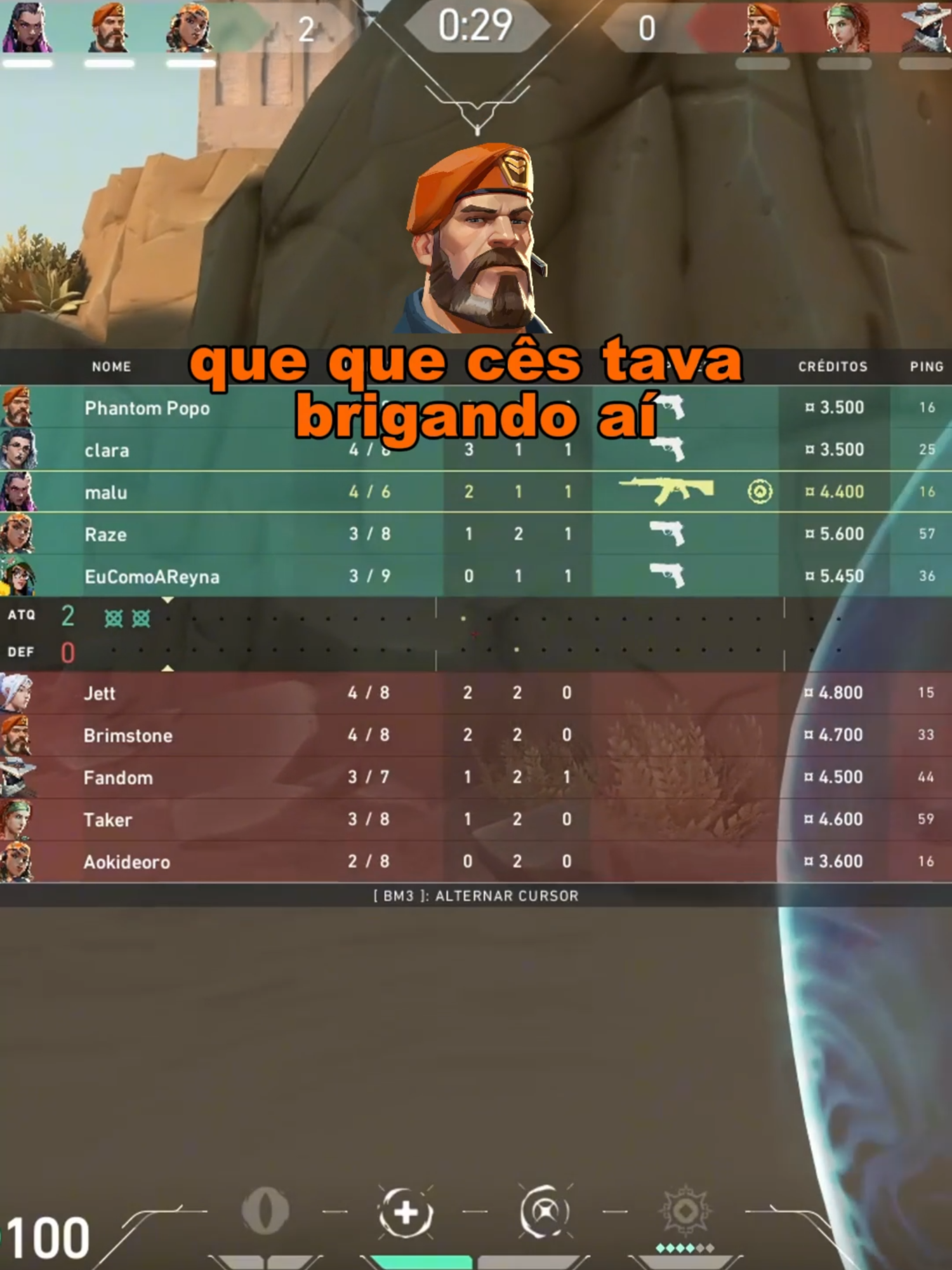 acho q a raze tava estressada KKKK #Valorant #valorantclips #valorantfunny #fyp #foryou #foryoupage