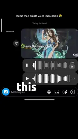 lauma mae quinto 😭😭😭#voiceacting #GenshinImpact #ruffamae #impression #trend @majigemsoul23 