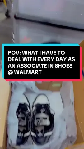 Just a daily routine, nothing new to see here 😒 #walmart #work #fyp #customerservice #shoes 