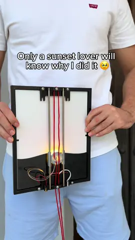 Only a sunset lover will know why I did it 🥹#frame #decoration #sunset 