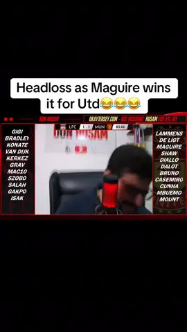 #manchesterunited #liverpool #maguire #isak #wirtz 