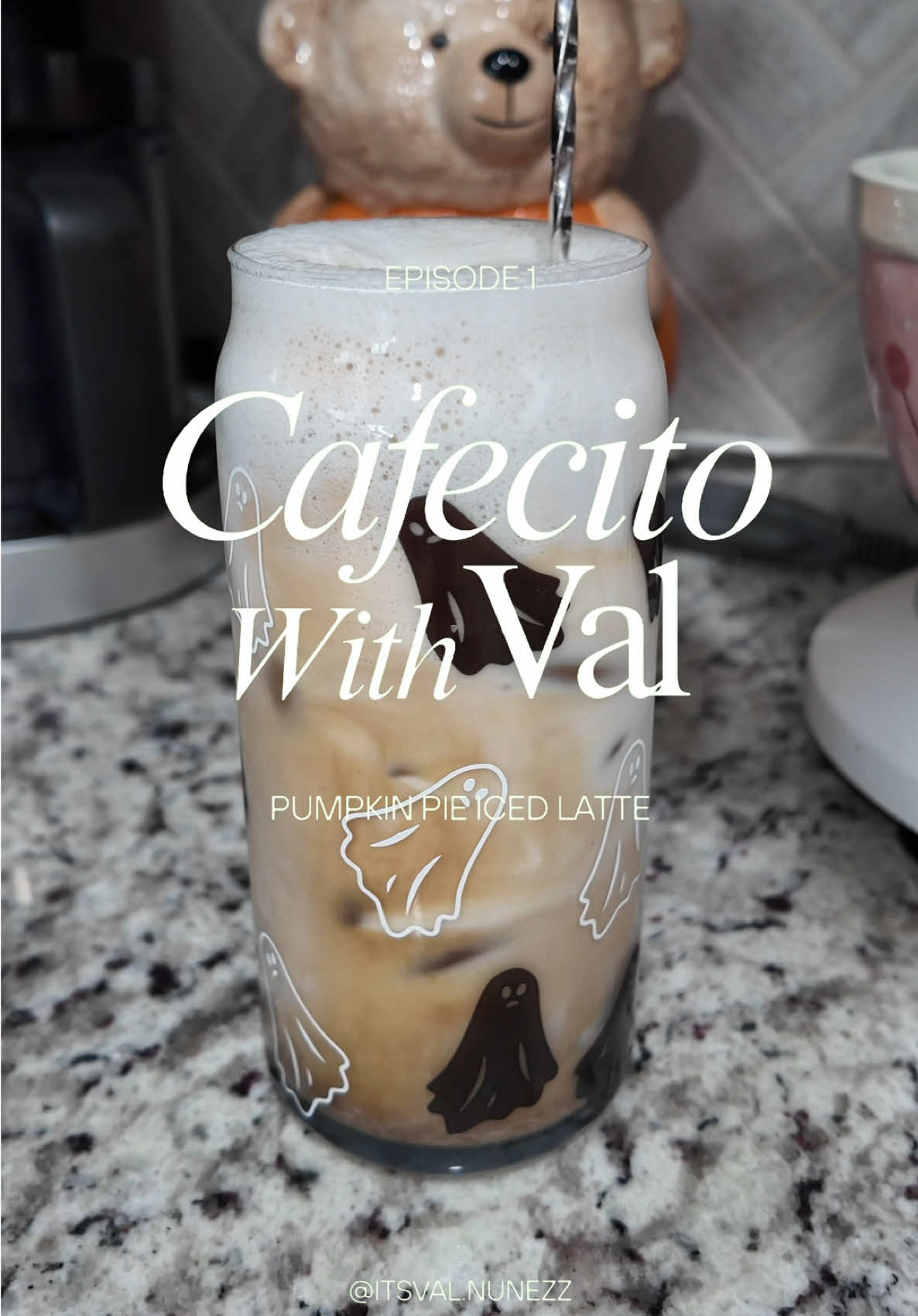 Hey girlies! Welcome to a new series called “Cafecito with Val”☕️💗 I’ll show you some cool latte recipes that I find and try to recreate!🥰 Let me know if you try this recipe and how you like it! Ep.1 : Pumpkin pie iced latte My espresso machine is from @Walmart 🥰  • • • • • • • #cafecito #athomecoffee @Café Bustelo @Torani @Chobani #icedlatte #latte #latterecipe           