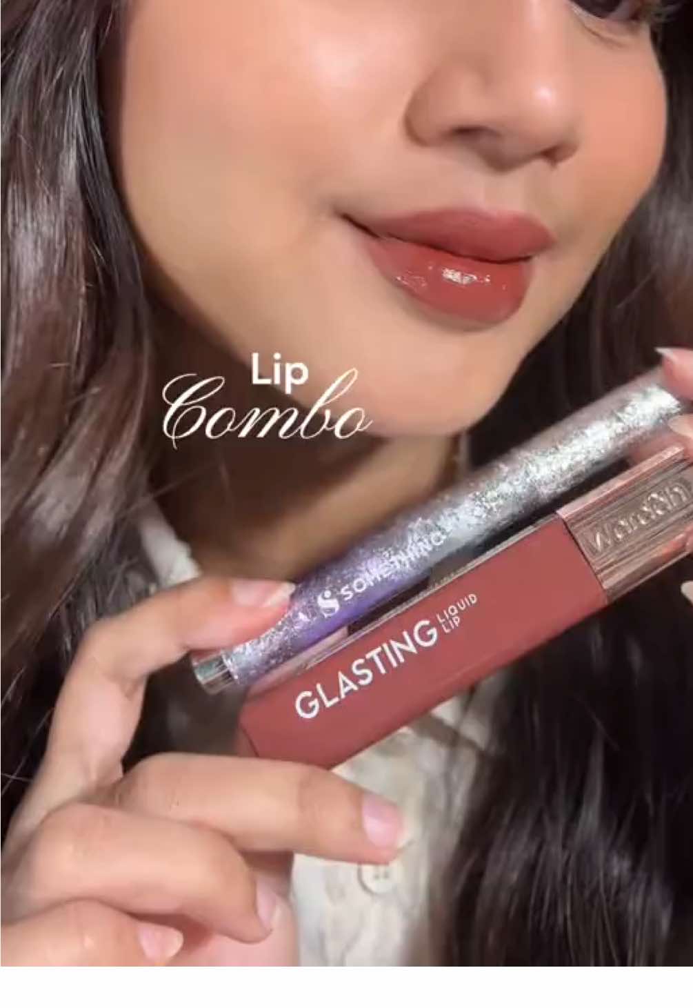 Wardah glasting 09 + somethinc tinted lipbalm 05