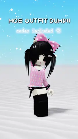 #moe outfit dump!! 🖤 ^ ̳> ·̫ < ̳^   || sorry if these look too repetitive i used my groups new hair hehe #robloxoutfits #fyp #robloxoutfitideas 
