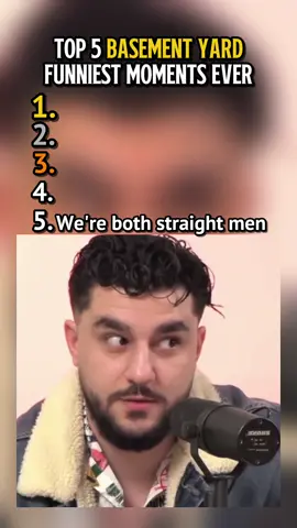 Top 5 Basement Yard funniest moments ever 😭@The Basement Yard #basementyard #basementyardpod #basementyardpodcast #podcasting #funnytiktok 