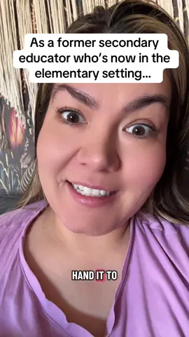 I think it’s hard to see the perspective of our colleagues in different settings because we’ve never lived it or experienced it. Now I’m seeing, in real-time, what our elementary educators are going through and those 15 min recess breaks isn’t enough time!! lol  Let’s drop some advice from fellow elementary folks to other elementary folks to take and try. 🫶 #classroommanagement #teachersoftiktok #behaviormanagement #teachertok 