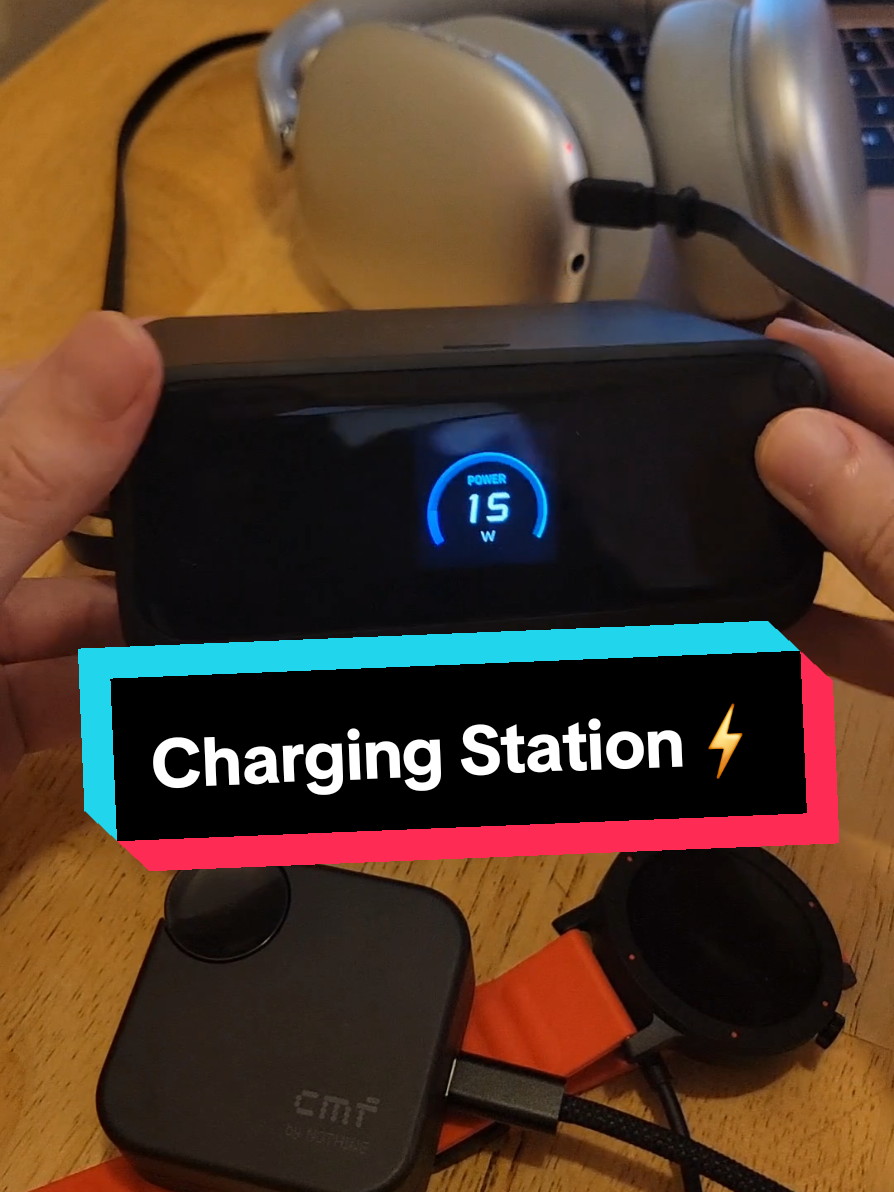 This 7-in-1 fast charging station with built-in usb-c cables is absolutely sweet! 😍 Better organize your desk setup and easily charge any device with this Anker 7-in-1 Nano Charging Station that's currently on limited time sale right now with free shipping!  #chargingstation #anker #charger #fastcharger #phonecharger 