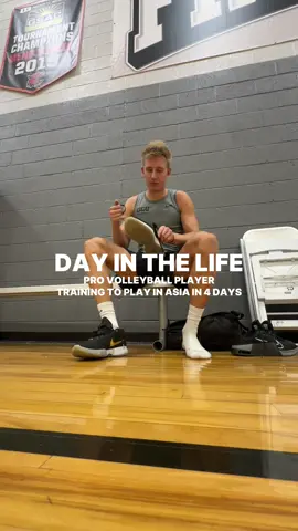 day in my life as a pro volleyball player training to go play in Asia in 4 days #volleyball #vball #dayinmylife #Vlog #athlete 