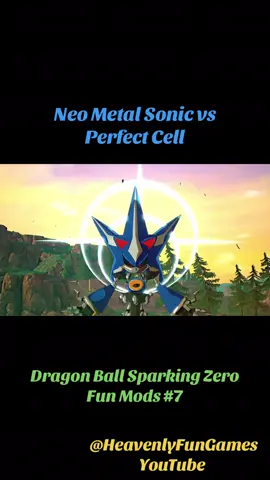 Neo Metal Sonic vs Perfect Cell #dragonball #viral #sonic #gaming #shorts 