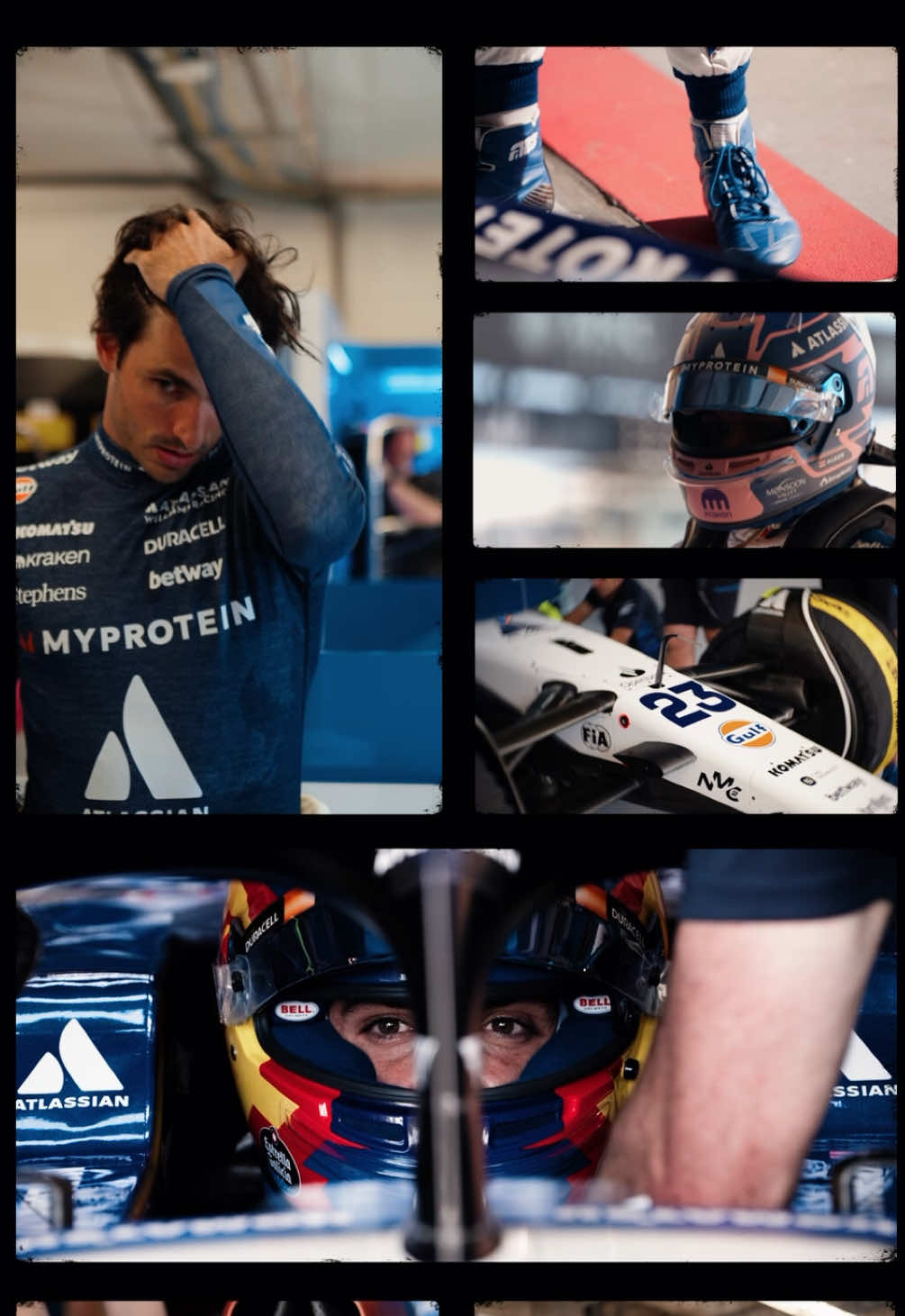 Time to hit the tarmac in Texas 😮‍💨 Let's go racing 👊 #f1 #carlossainz #alexalbon 
