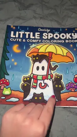 first time attempting a transparent ghost! #fyp #foryou #halloween #coloring #aesthetic 