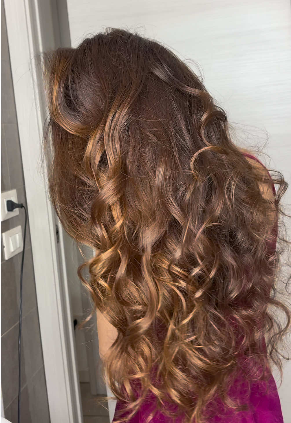 Curls 🥰 #curls #hair #hairstyles #easyhairstyle #wavyhair 