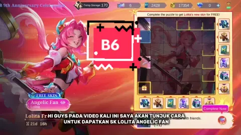 Lolita ( Angelic Skin) 🔥🔥 - #MLBB9TH #shadetiktok #mlbb #fyp 