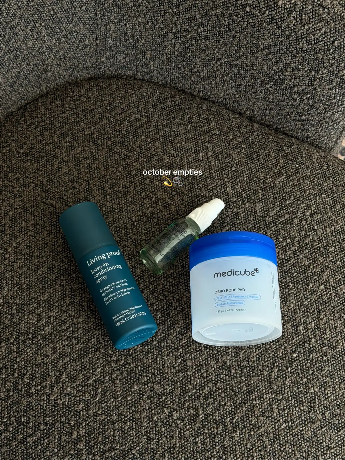 my october empties @Youth To The People @Living Proof, Inc. @medicube global 