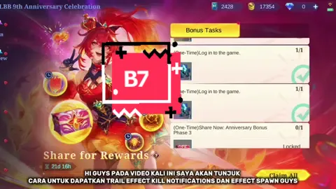 Share For Rwd 🔥🔥 - #MLBB9TH #fyp #mlbb #shadetiktok 