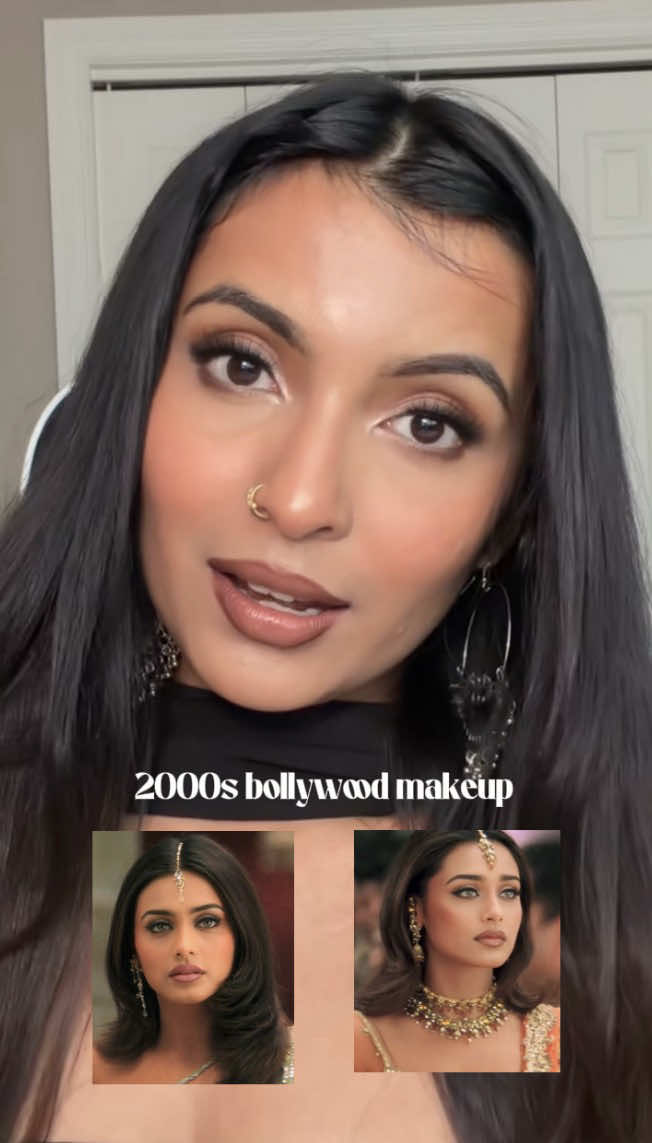 why is it so hard to talk and do makeup at the same time 🧍🏽‍♀️anyways! had an itch to do 2000s desi baddie makeup :-)  #fyp #makeup #makeuptutorial #browngirlmakeup #browngirlfriendly 
