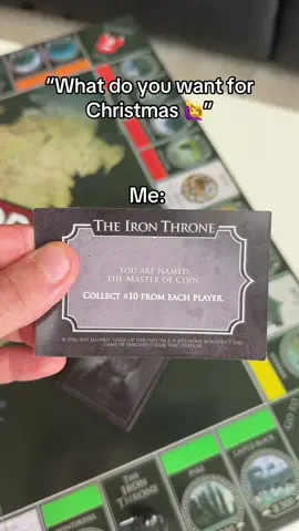 Tag the friend who turns Monopoly night into war 👑⚔️ #GameOfThrones #GOT #HouseOfDragons #Monopoly #BoardGames 