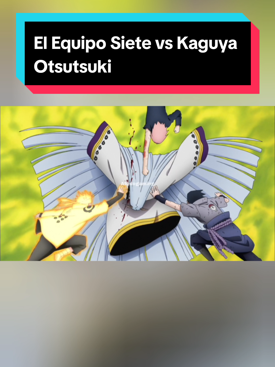 La última misión del equipo siete - Naruto, Sasuke, Sakura y Kakashi derrotan a Kaguya 🚬 - Doblaje Español Latino de Shippuden . . . . #naruto #narutoshippuden #narutoedit #sasuke #kakashi 