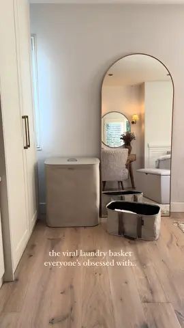 Love how the @Joseph Joseph Trio 90L laundry basket fits right into our space – the soft ecru tones, clever design and the removable tote bags make the never ending washing a little more effortless! With three sections for lights, darks and colours and a lid to hide the chaos.  Get 15% off with £50+ spend using code JJ15LA-LINA Offer ends on 16th Nov 2025.  #JosephJoseph #LaundryBasket #neutralaesthetic #homeorganization #homedecor 