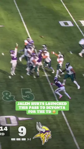 nice route from #devontasmith 😌 #jalenhurts #philadelphiaeagles #nfl @Philadelphia Eagles 
