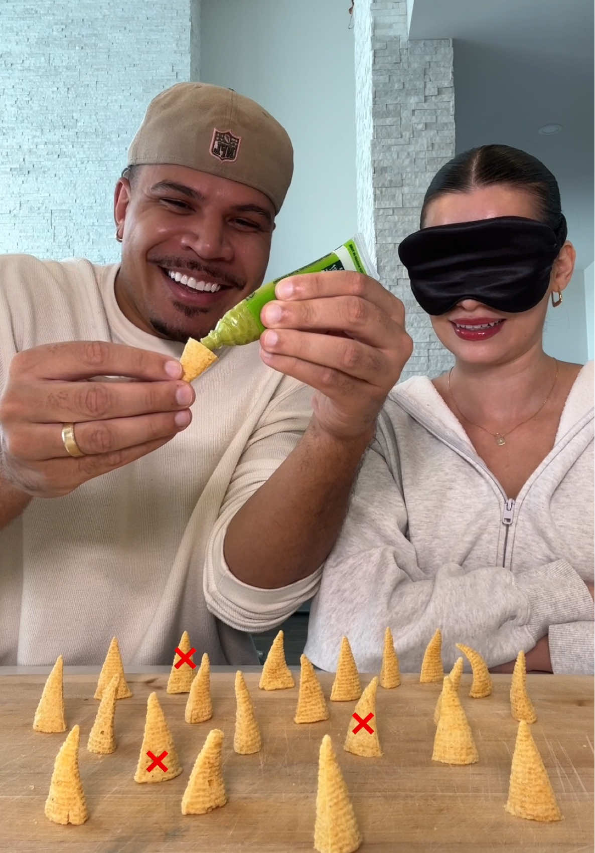 wasabi roulette 👀🤢 #charlesandsylvia #wolfieandsylvia #couplescomedy 