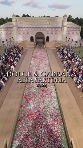 Dolce & Gabbana Alta Sartoria 2024 #dolcegabbana #modeling #modelwalk #walk #fallwinter 