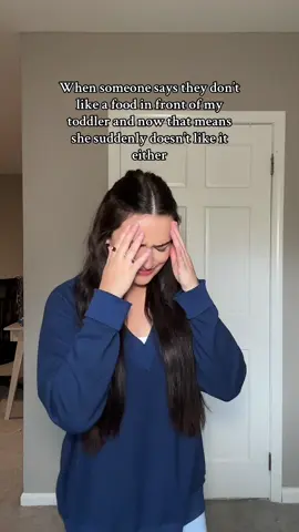 Is she hears something is gross she suddenly thinks it’s gross even if she used to love it 🥲 #motherhood #momlife #parenting 