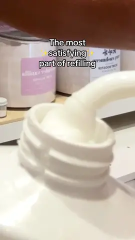 When it’s almost full and near the top it’s the best part #refill #Sustainability #refillday #satisfying #fyp 