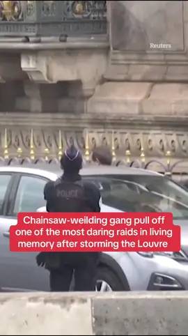 A chainsaw-wielding gang pulled off one of the most daring raids in living memory as they stole tens of millions worth of jewellery in a seven-minute smash-and-grab heist.  #Louvre #heist #Paris 