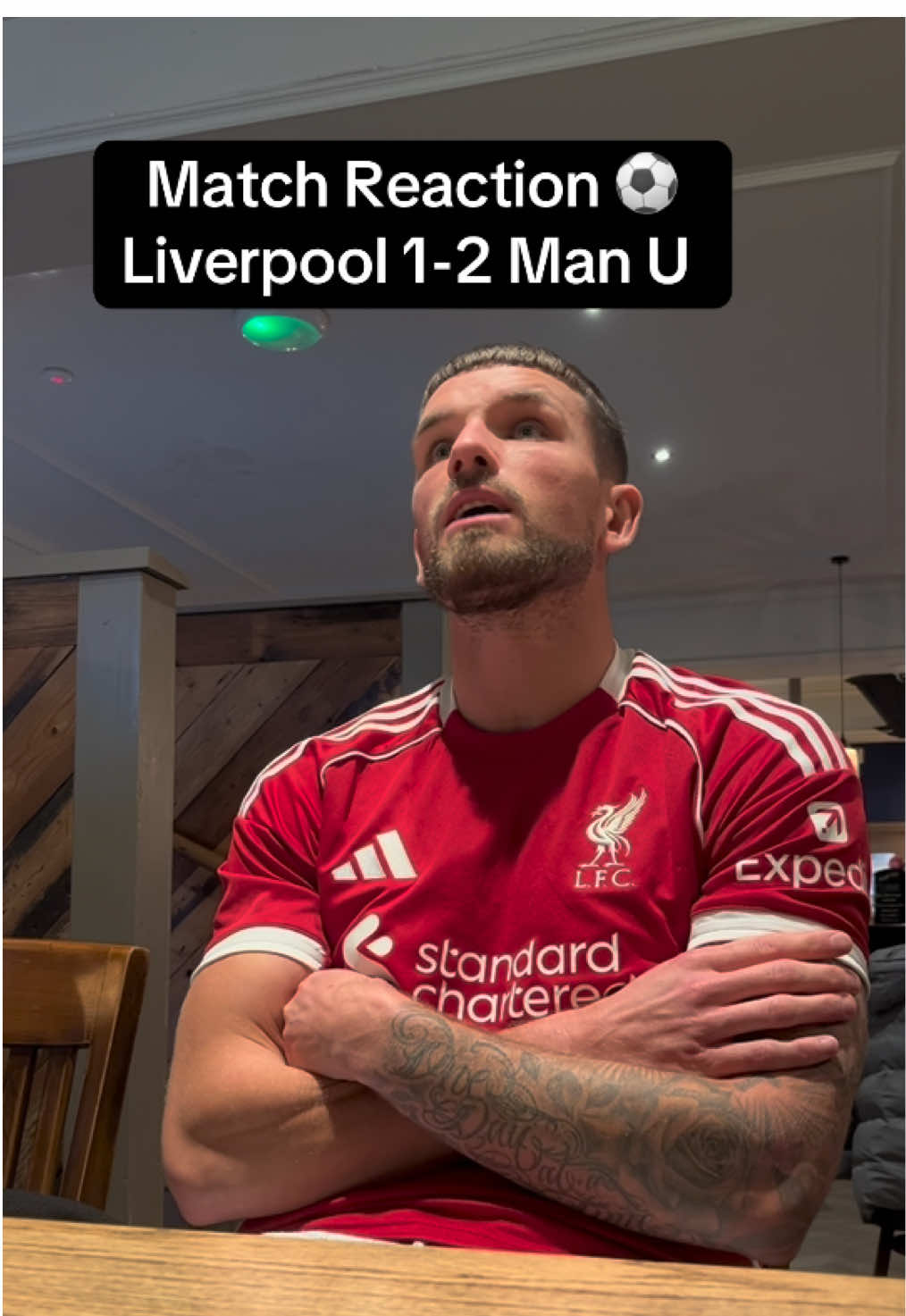 Match Reaction ⚽️ Liverpool 1-2 Man U  #fyp #foryoupage #matchreaction #liverpoolfc #liverpoolfans 