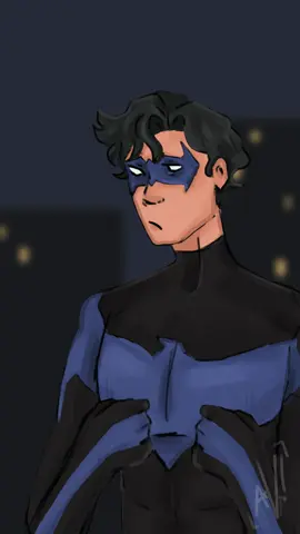 Noone wants to go into the sewers :(  ——- (They all went down together anyway I am sure) #batfamily #nightwing #dc #animatic #robin 