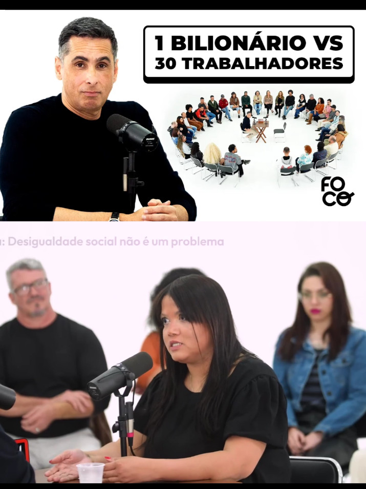 Part 1 | 1 bilionário vs 30 trabalhadores!! #viral #cortes #debate 