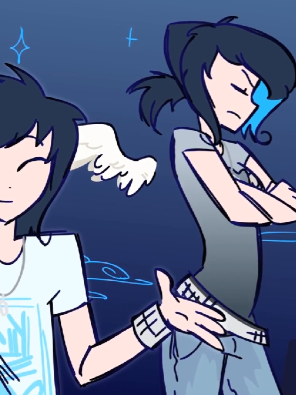 fearful avoidant moment? #oc #animationmeme #tweening #sona #animation 