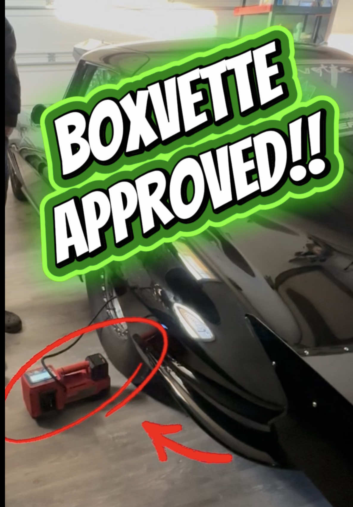 This Milwaukee inflator earned its spot in the Boxvette garage  I’ve used it on street tires and slicks — fills fast, shuts off automatically, and fits right in the trunk. #BoxvetteApproved #MilwaukeeTools #BoxPerformance #cartok  #TikTokShop 