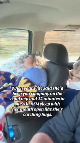 I love my road partner, I really do! #humortiktok #wifey #marriedlifehumor #Love #roadtrip @chandra | scrubs&seedsdigital 