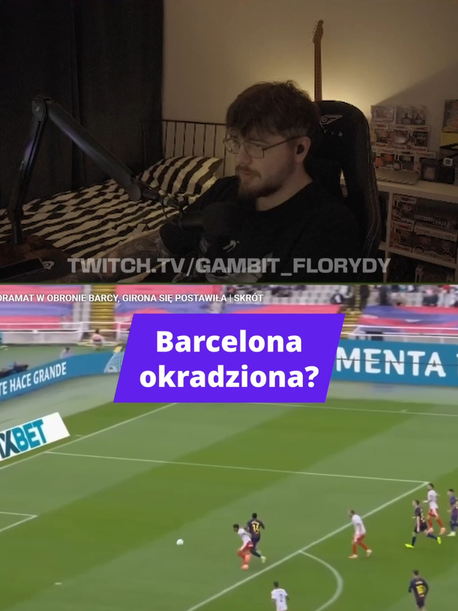 Barcelona klasycznie oszukana? ##twitch #steam #lewandowski #szczesny #barcelona