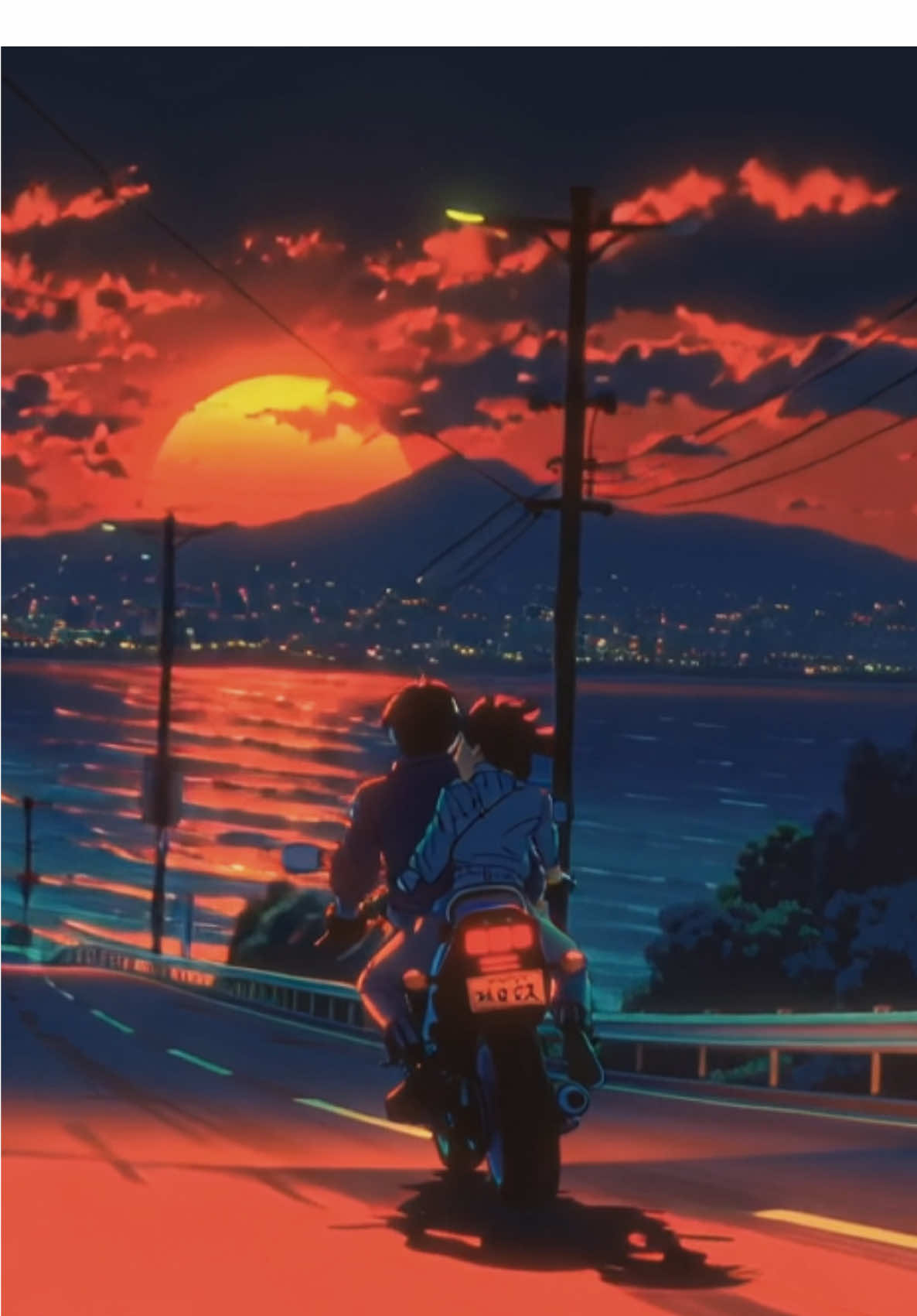 They rode past the edge of yesterday, where love burned louder than the sunset. Every turn was a promise, every mile a memory. 🌇 Tag someone you’d ride into forever with. 🧡 #AnimeVibes #CinematicRide #SunsetDreams #FYP #AestheticEdit #LofiMood #AnimeScene