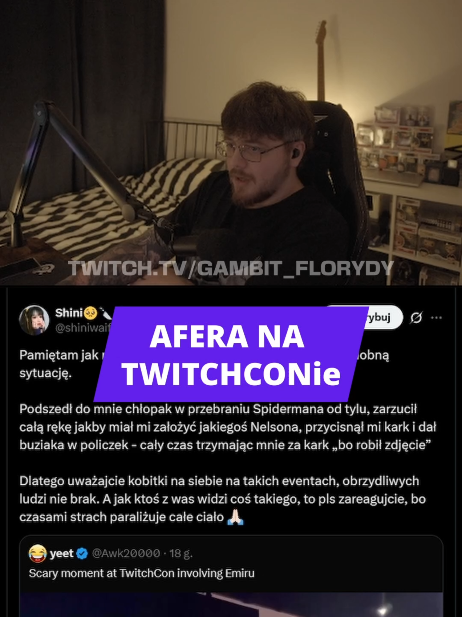 afera na Twitchconie #twitchcon#twitch #emiru #shini