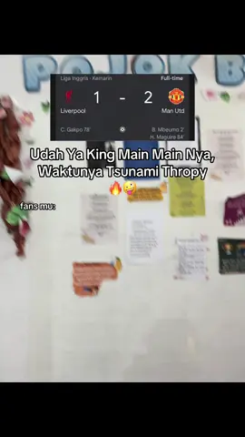Manchester United mengalahkan Liverpool dengan skor 2-1 pada pertandingan Liga Inggris yang digelar di Anfield, Minggu, 19 Oktober 2025. Gol kemenangan MU dicetak oleh Bryan Mbeumo dan Harry Maguire.  #fyp #manchesterunited #ggmu #ligainggris #hilaloficial 