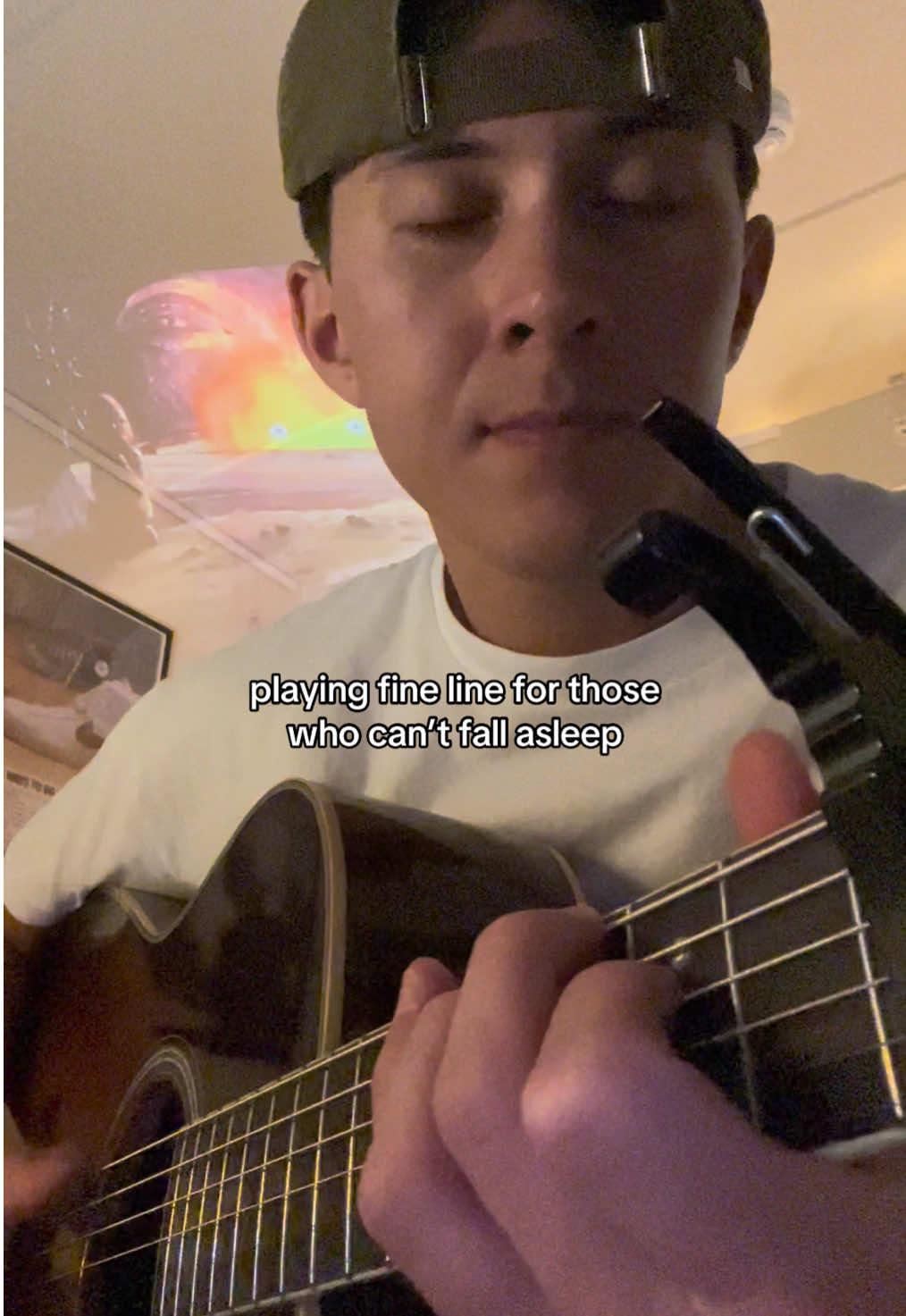 take a deep breath and close ur eyes❤️ #guitartok #fyp #fineline #harrystyles #guitarcover 