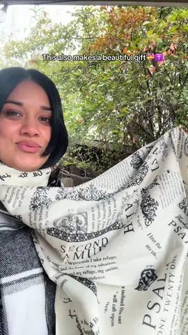Beautiful prayer shawl ✝️🙏#prayers #scarf #bibleverses #tiktokshop #giftideas 