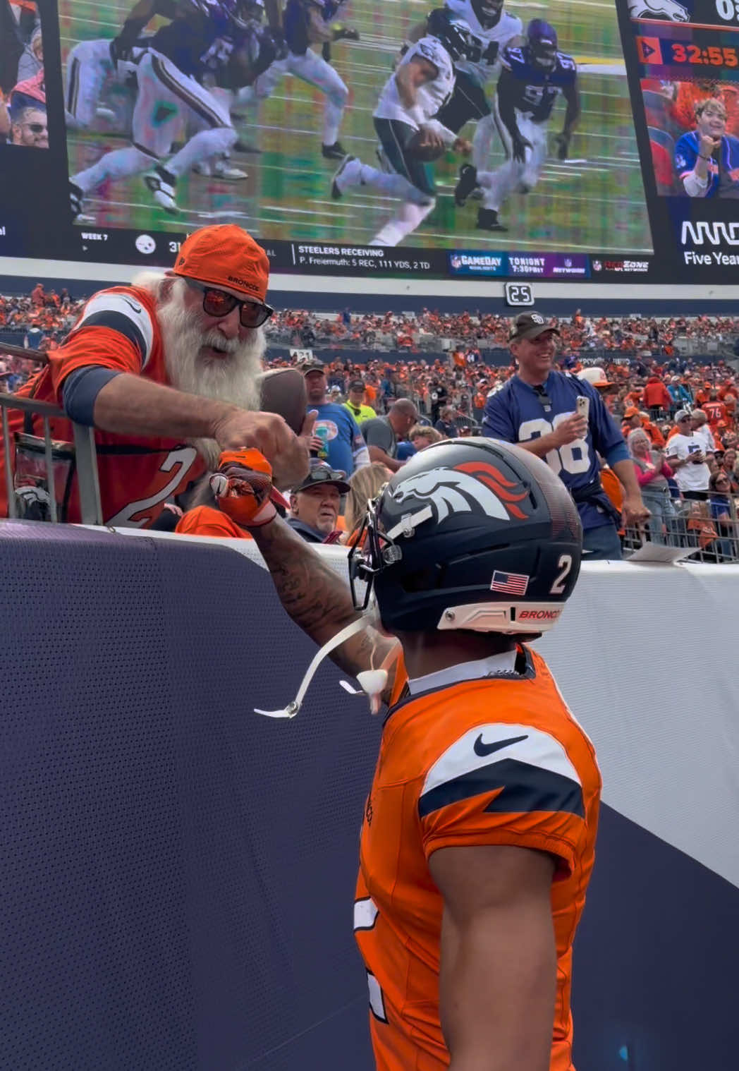 In the #2 jersey 🤝 #patsurtain #nfl #denverbroncos #football 
