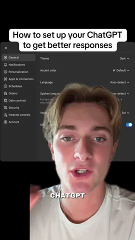 Still using ChatGPT with default settings? Here’s a simple beginner tutorial on how to optimize your ChatGPT for higher-quality results every time. Comment “Human” to get my Human Prompt shown in the video 👇 To add it inside ChatGPT: ➡️ Go to Settings ➡️ Tap Personalization ➡️ Paste the prompt in Custom Instructions and hit Save  #chatgpt #chatgpttutorial #chatgptforbeginners #ai @ChatGPT 