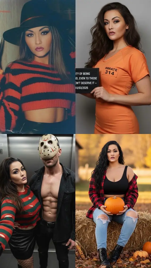 “POV: I run Halloween now 😈💀 Each scene? A different vibe, same main character energy 💅🔥 Which spooky version of me are you hanging out with this October? 👻🍷 #1-#4 — pick your fave 🧙‍♀️✨” #Stxlashes210 #AIbaddie #SpookySeason 