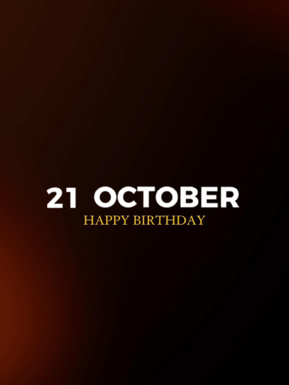 #CapCut Happy Birthday. 21 October 2025 Just click 