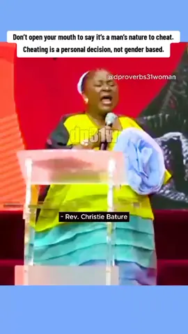 Don’t open your mouth to say it’s a man’s nature to cheat. Cheating is a personal decision, not gender based. #dproverbs31woman #fyp #viral #tiktokuk #tiktokusa @Mercy Simon @Mercy Simon @Mercy Simon 