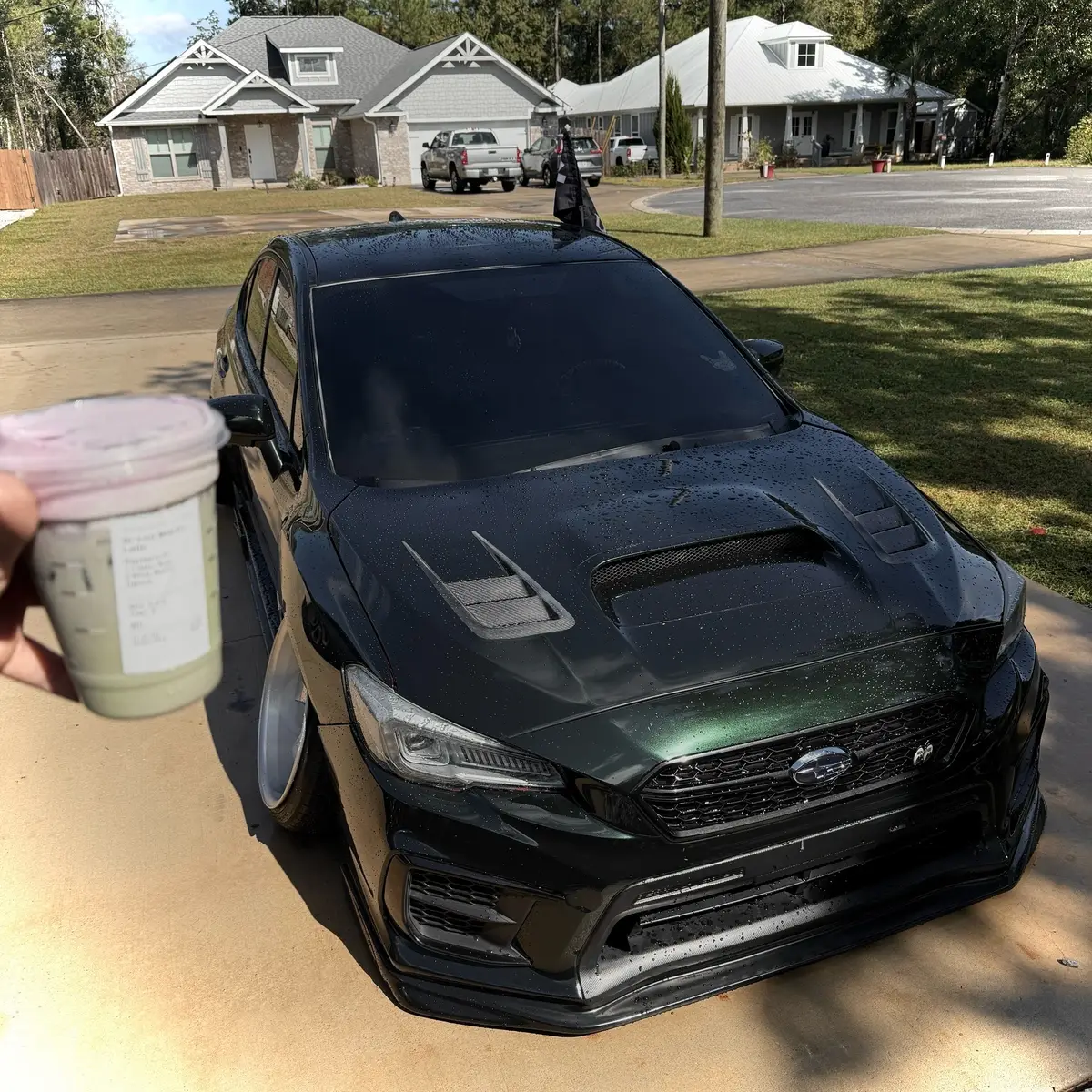 Yall like matcha? 🍵 #wrx #static_club #fyp #matcha #camber 