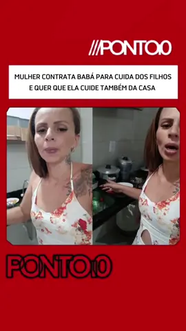 Mais contratou uma babá #noticia #video #viral 