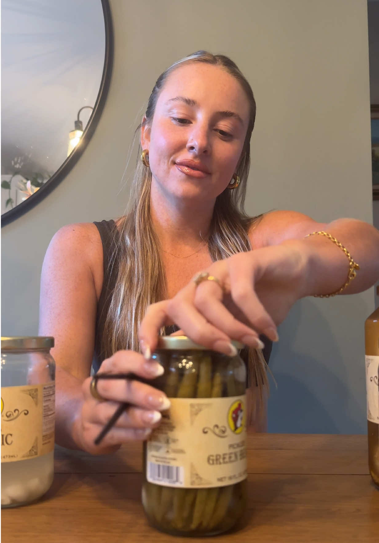 Who knew people would be so pressed about some chopsticks 🥱🥱 anywayyyys made another trip to @Buc-ee’s to try all of your recs!! Coming soon 🫶🏼🫶🏼  #asmr #pickled #mukbang #eatwithme #bucees 