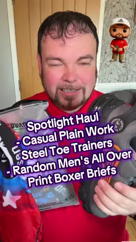 Spotlight Haul  - Casual Plain Work Steel Toe Trainers  - Random Men's All Over Print Boxer Briefs  #TikTokMadeMeBuyIt #DealDrops #CreatorClub #Trainers #Boxers 